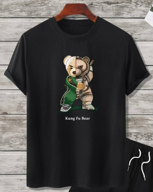 Kung Fu Bear Short Sleeve Shirt