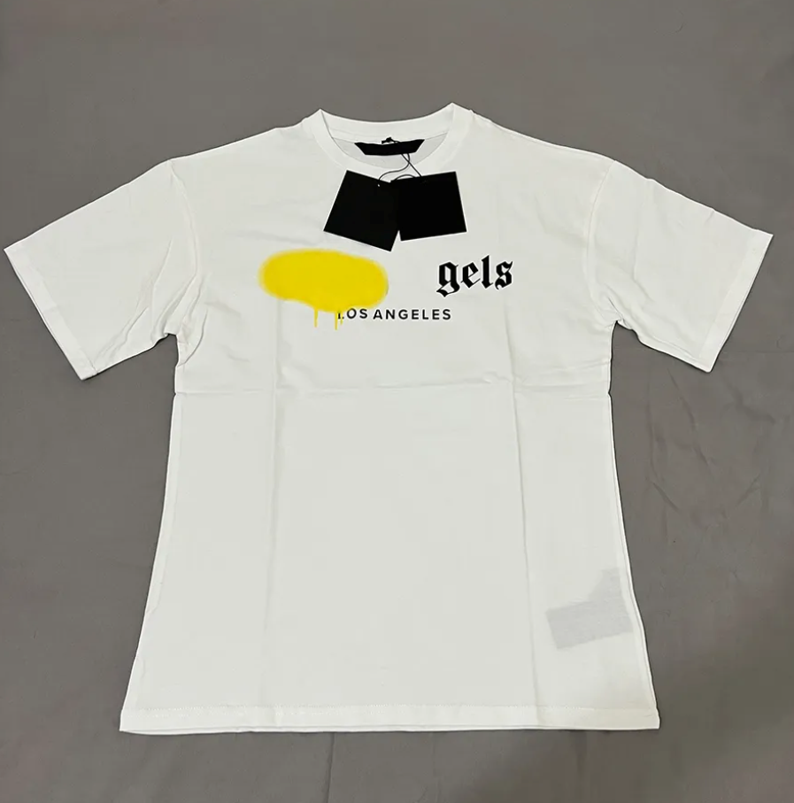 Spray Letter Short Sleeve Shirt