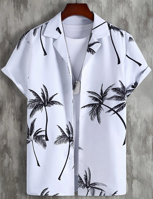 Tropical Button down Tee