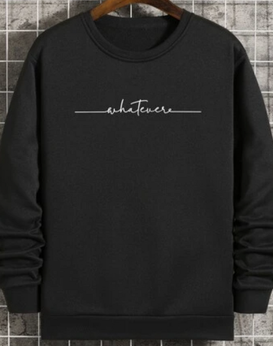 Crew neck Script Sweatshirt