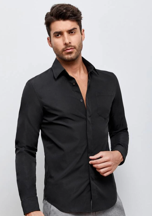 Black Button Down