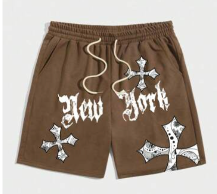 'NY CROSS' Shorts