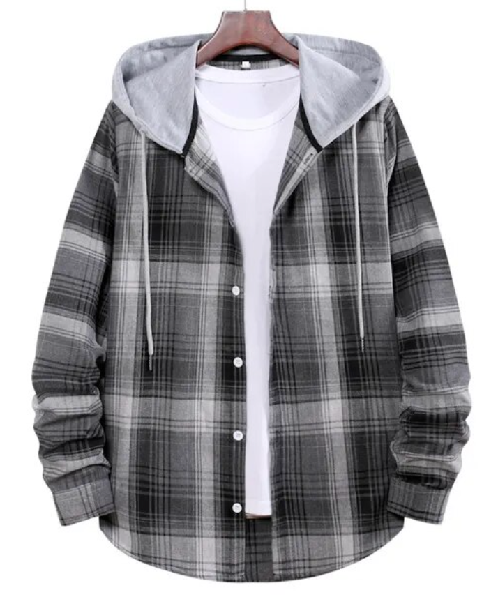 Men's Color Plaid Flannel Shirt