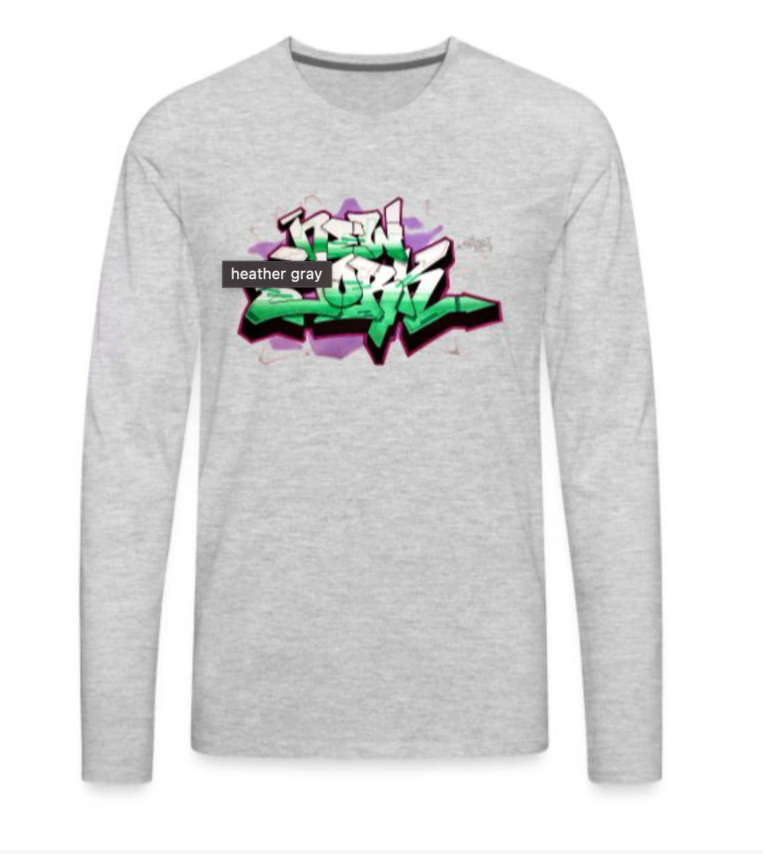 NYC GRAFFITI LONG SLEEVE SHIRT 'VOLUME 1'