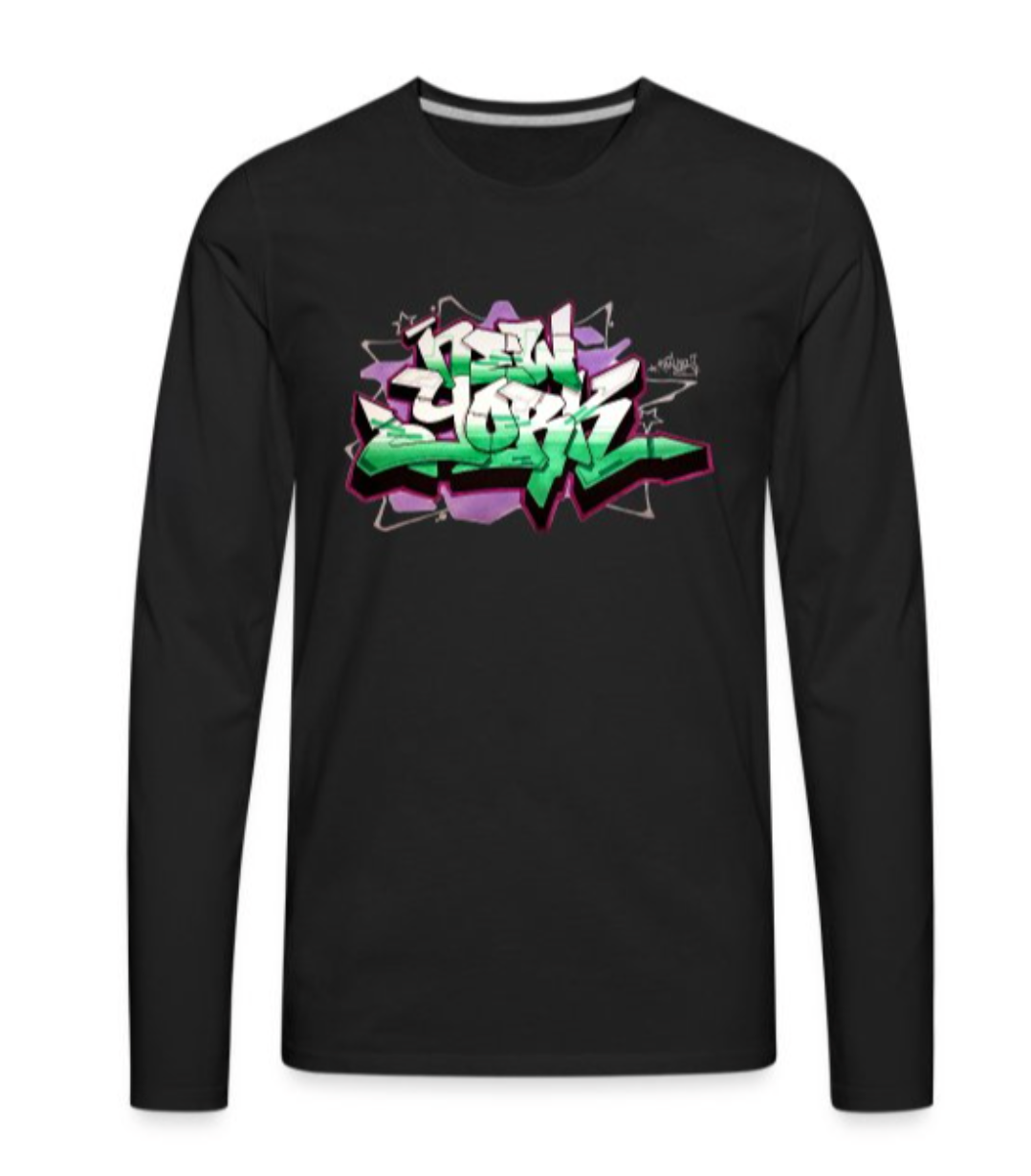 NYC GRAFFITI LONG SLEEVE SHIRT 'VOLUME 1'