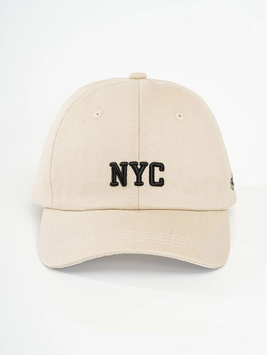 NYC Letter Embroidered Baseball Cap